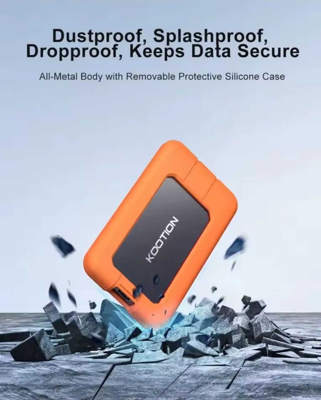 SSD Externo Kootion 1TB - Novo 2000MB/s - Foto 3