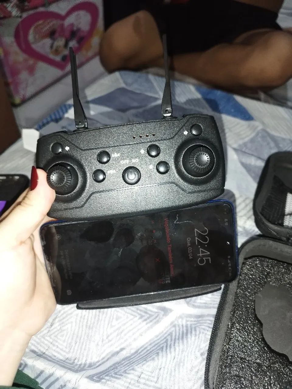 Drone quadricoptero com Controle - Foto 6