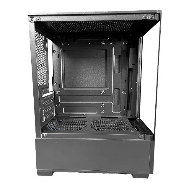 Gabinete Gamer Duex DXJ250-2 BK Black *Sem Fan* - Micro-ATX, Mini-ITX - WZetta - Foto 2