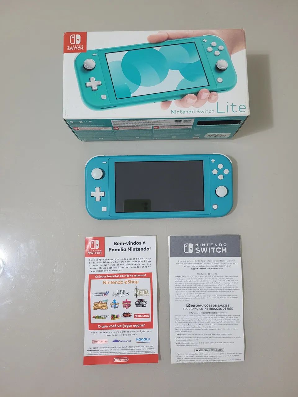 NINTENDO SWITCH LITE - DESTRAVADO 