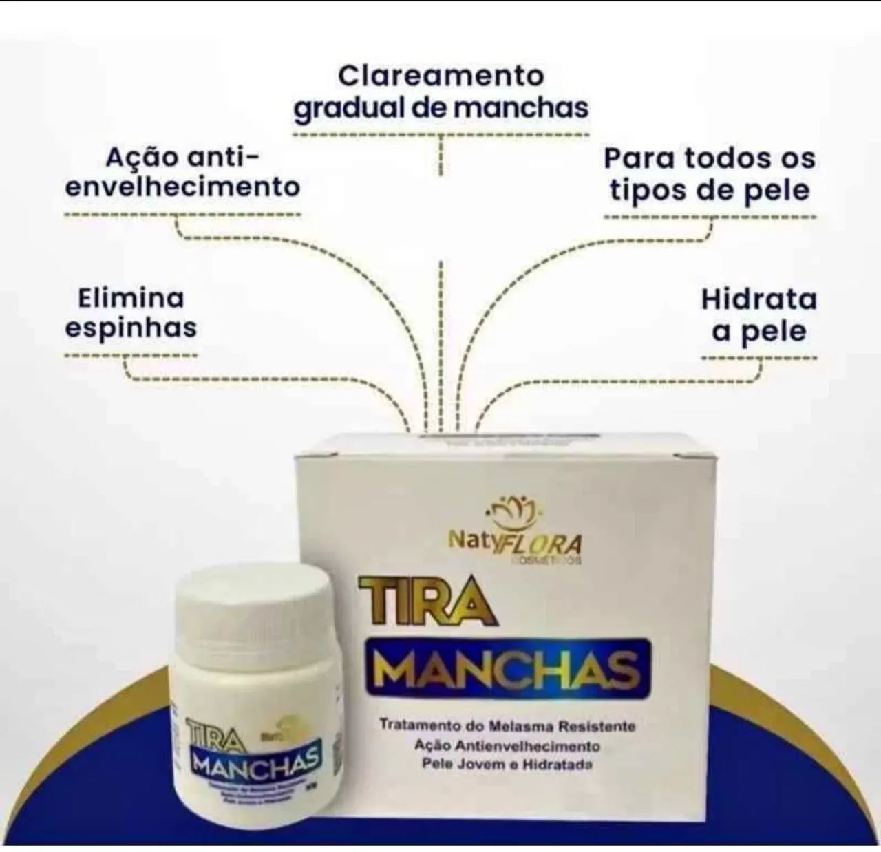 Creme tira manchas 