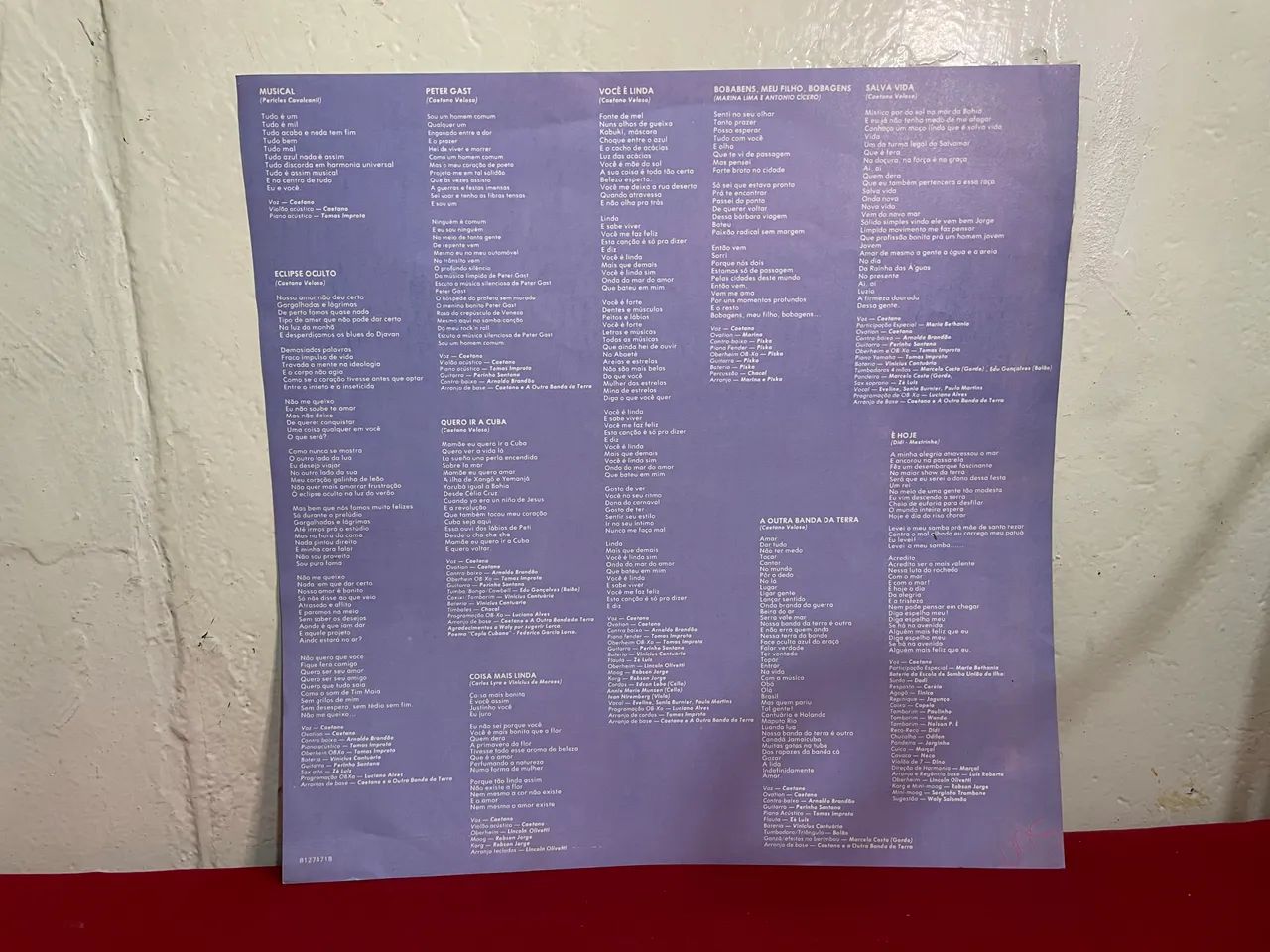 Disco de Vinil Caetano Veloso Uns  - Foto 4