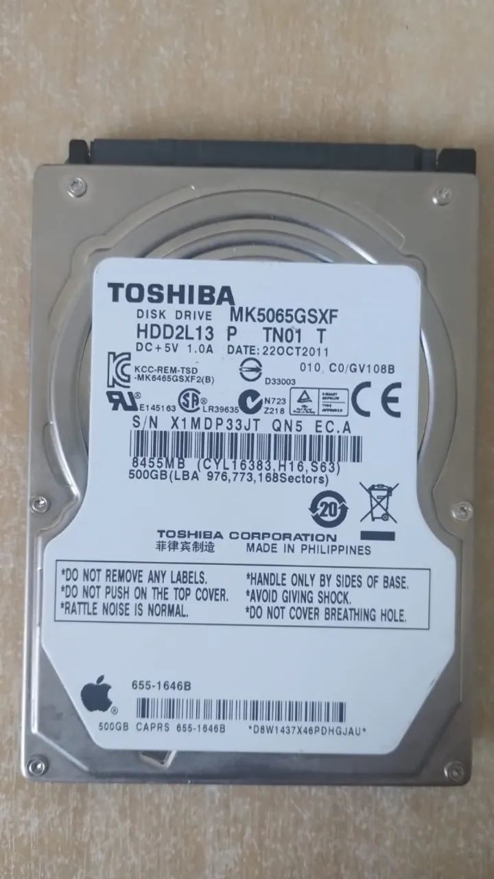 TOSHIBA MK5065GSXF