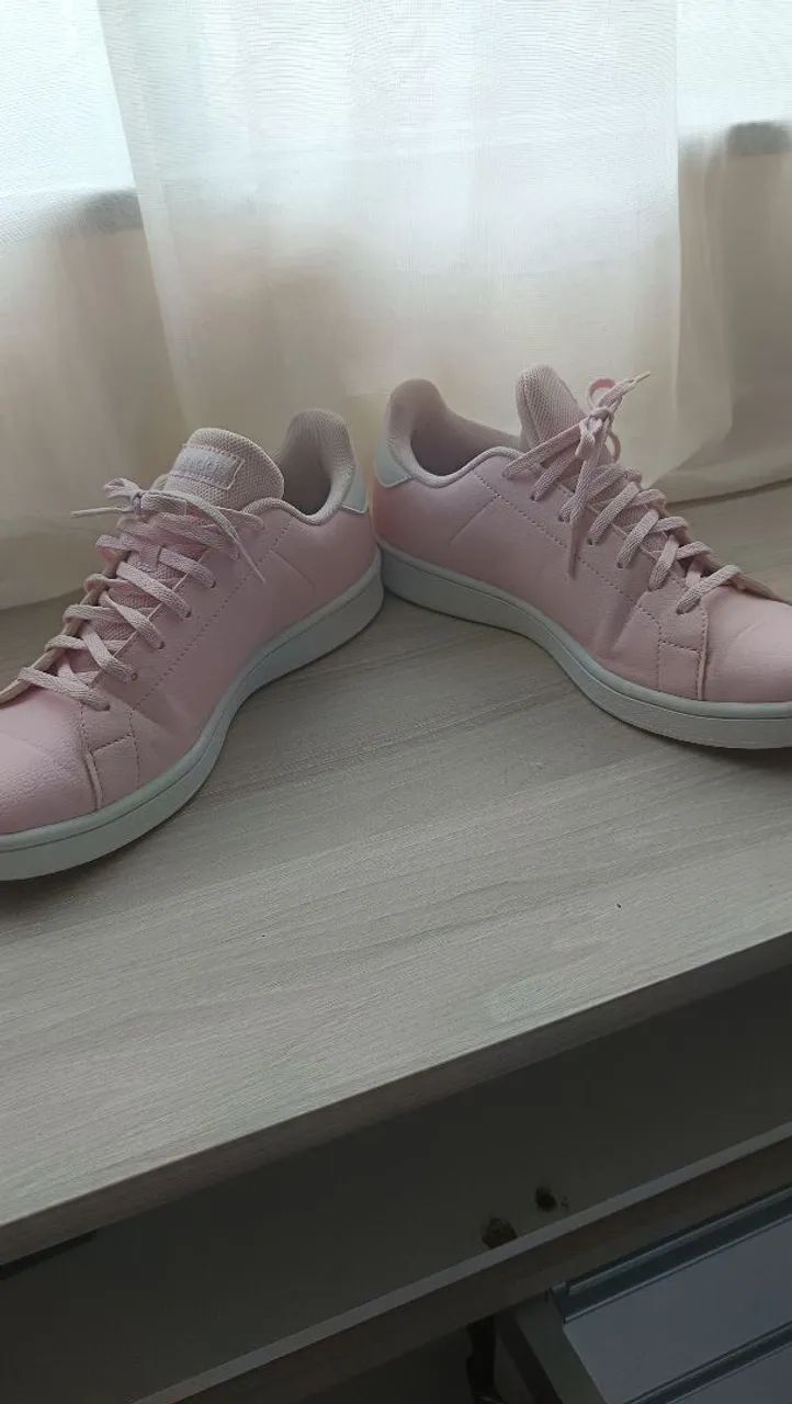 Vendo tênis Adidas Rosa - tam 40 - Foto 5