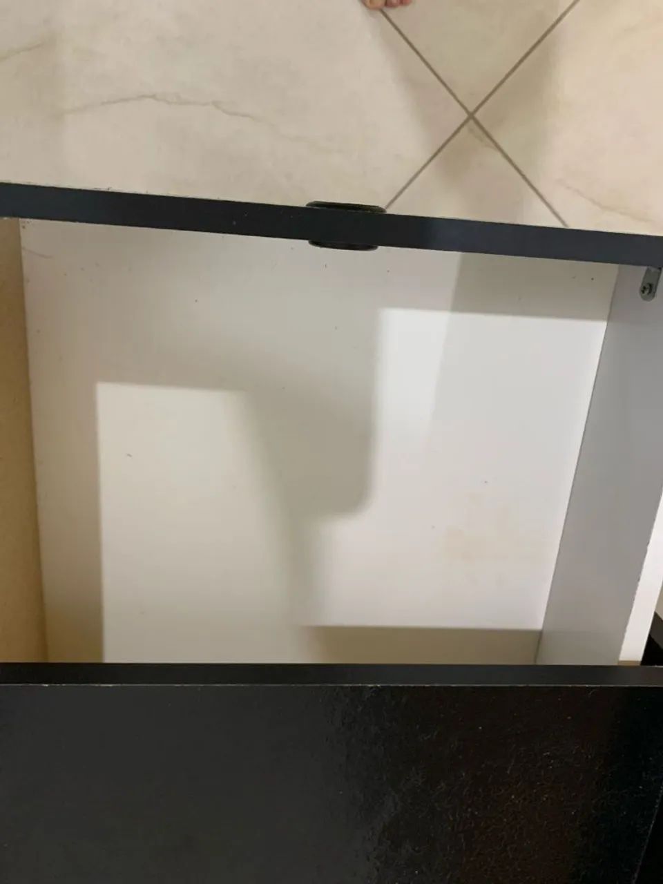 Criado Mudo Preto par - Foto 4