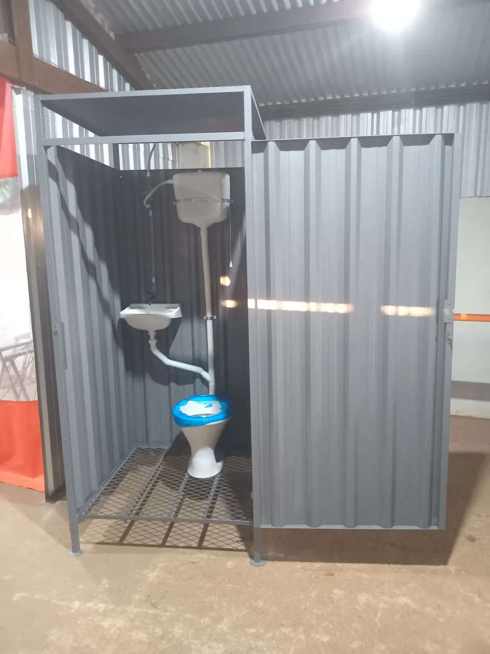 Banheiro de obras 