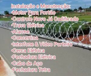 Instalação de Concertina 