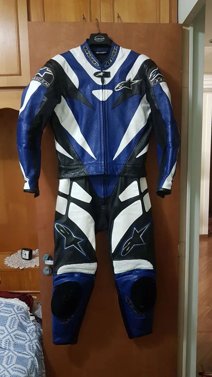 Macacão de couro legítimo para motociclistas de alta qualidade e performance  - Foto 5