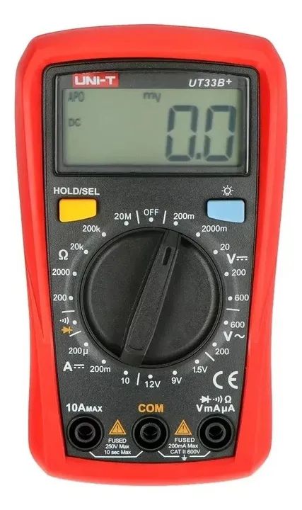 Multímetro Digital Uni-t Ut33b+ 600v 10a<br> - Foto 2