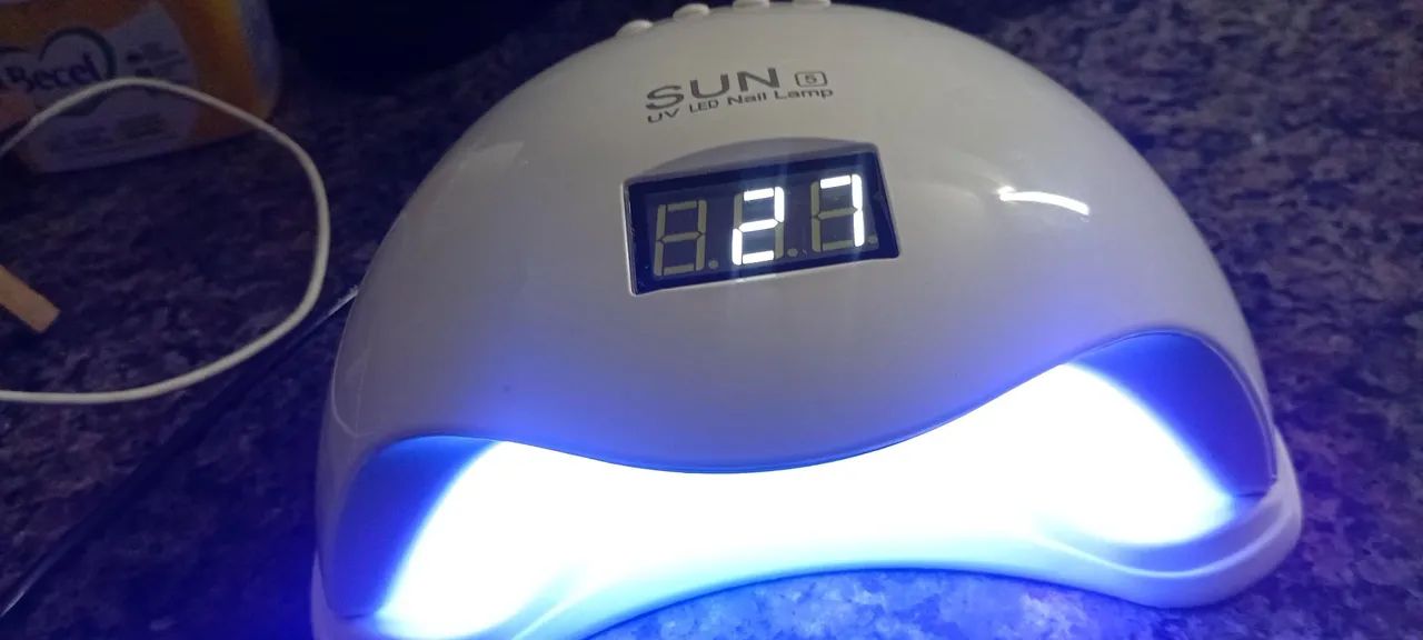 Secadora de unhas led  SUN 5  UV LED NAIL LAMP  48W  TIMER Display Digital  10/30/60 s   - Foto 2