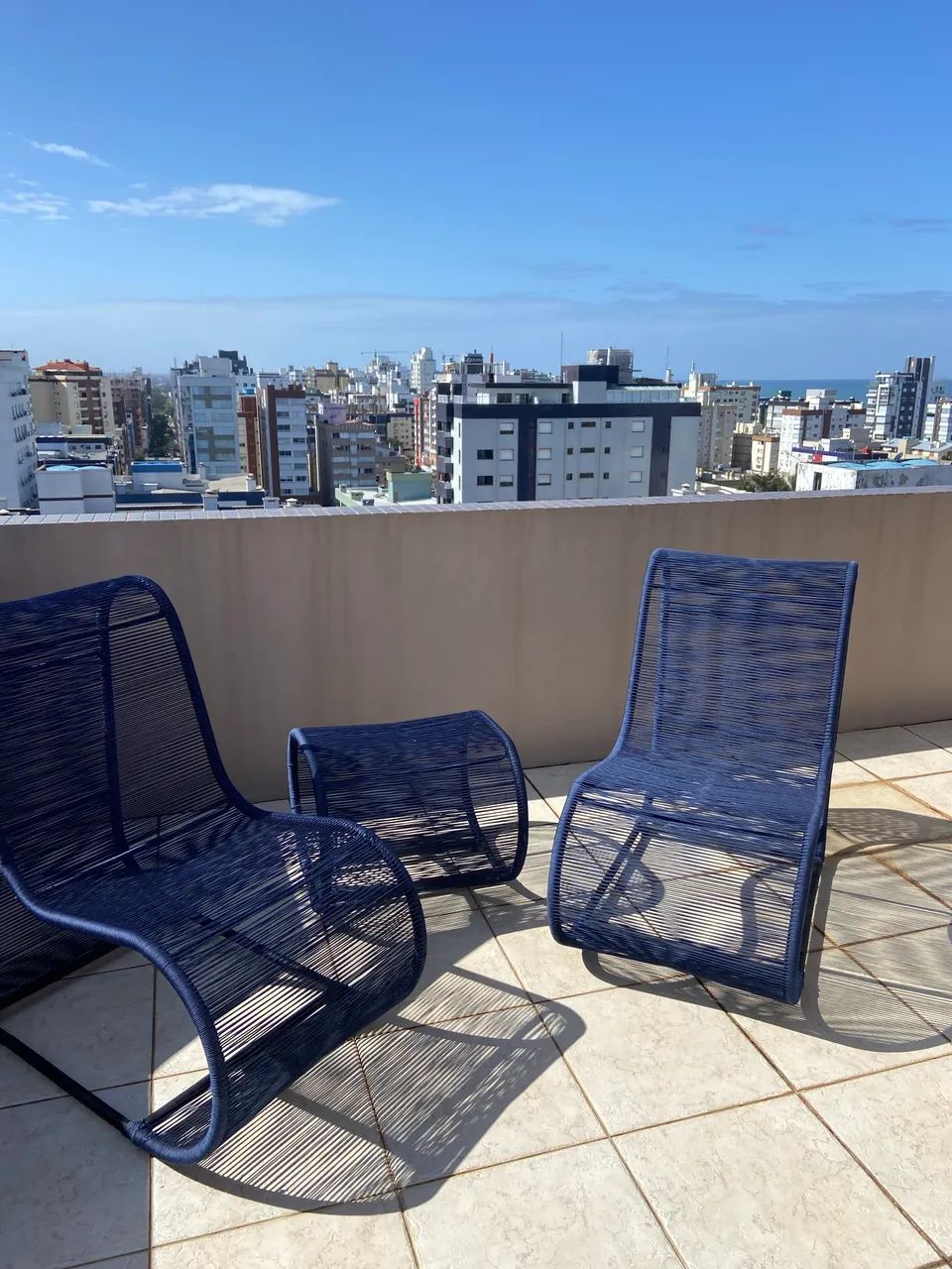 Conjunto de poltronas e puff corda náutica  - Foto 3