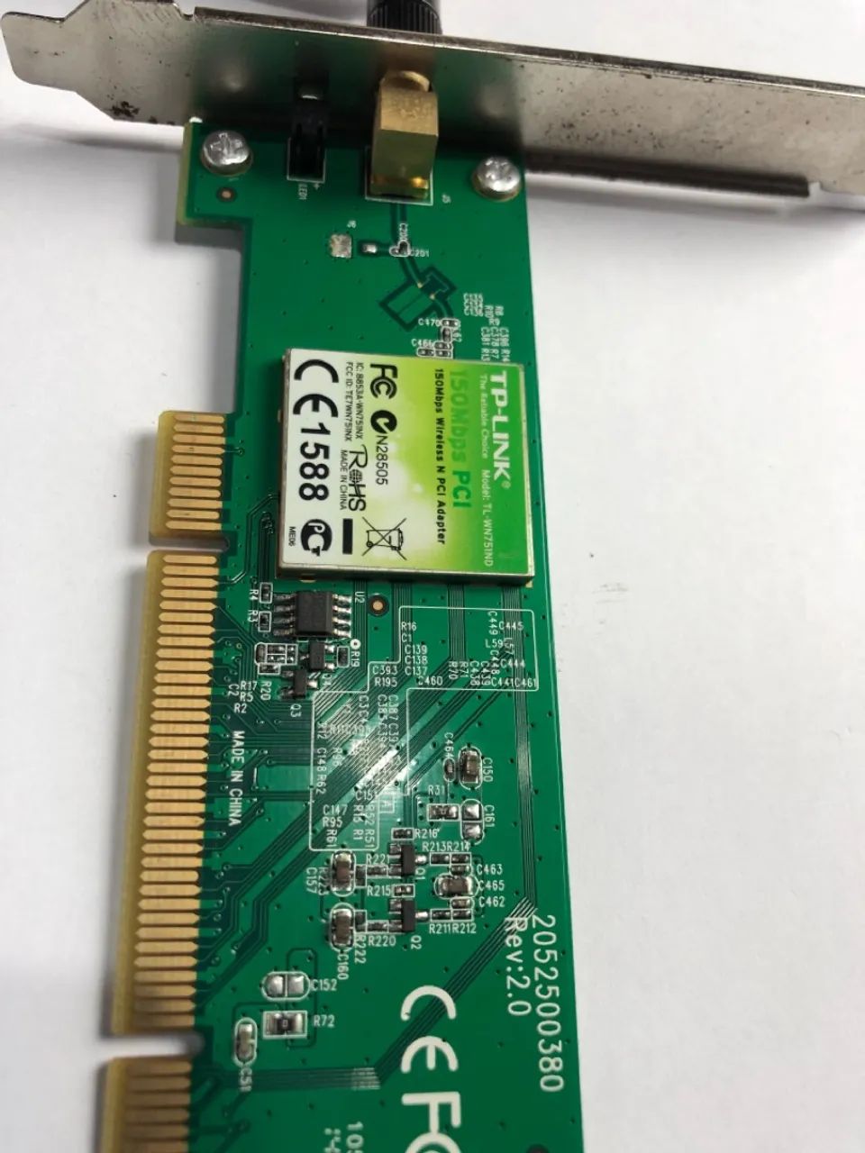 Placa de Rede Wireless TP-Link PCI 150Mbps - Foto 2