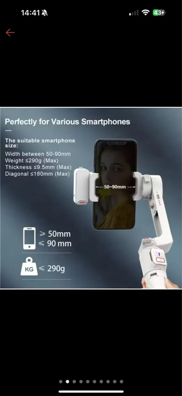 Estabilizador Gimbal para Celular - Vídeos Incríveis!