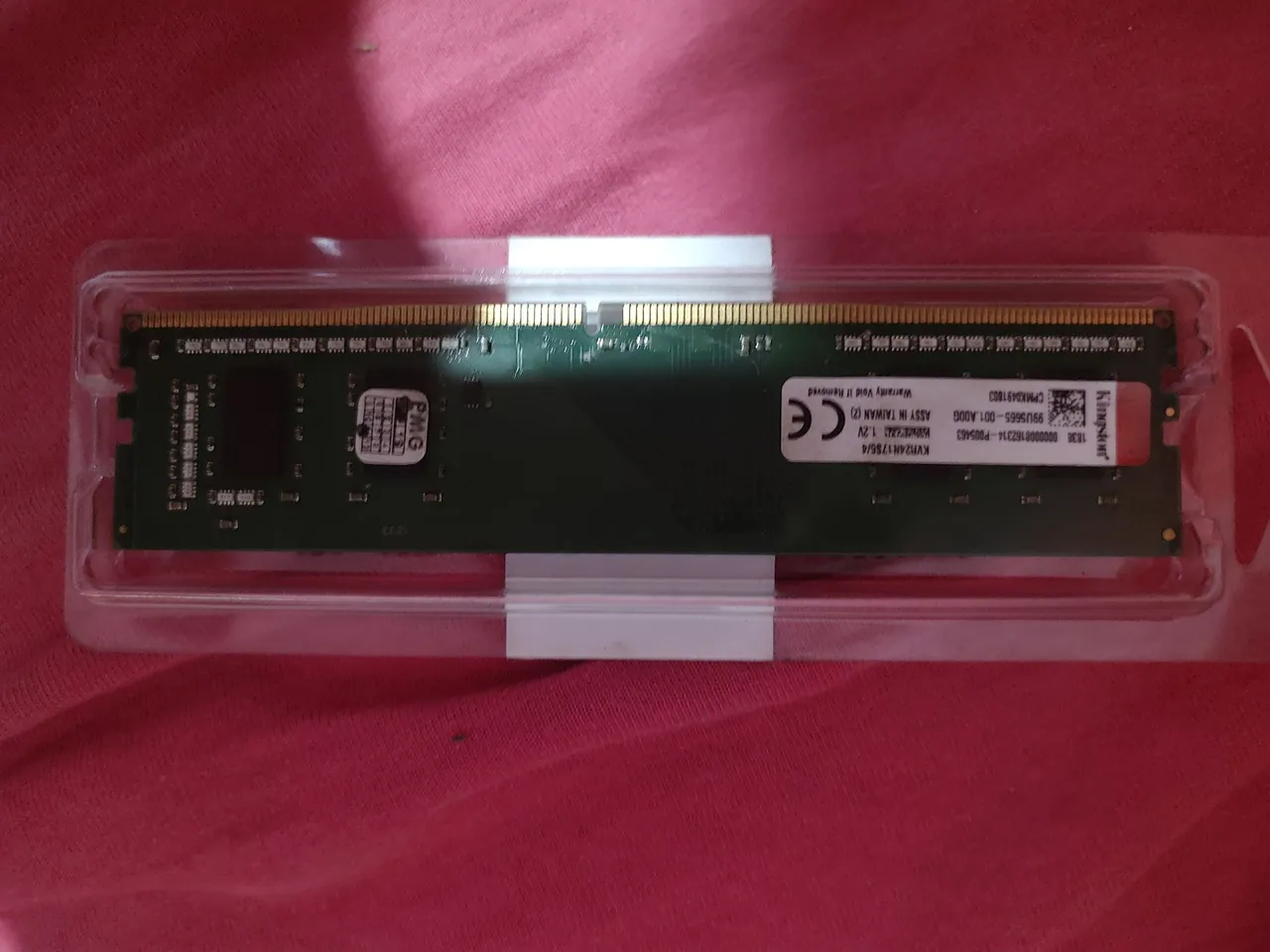 Memória RAM Kingston DDR4 4GB