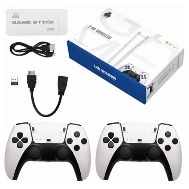 Game Stick M15 Pro 4K com 20.000+ Jogos e Entrega Hoje Mesmo! - Foto 3