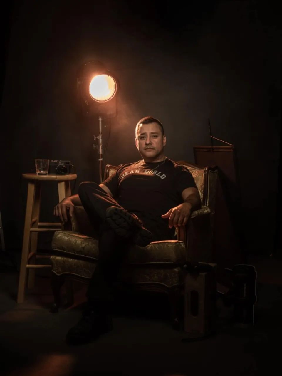 2 Iluminadores fresnel luz halógena Spotlight 600w