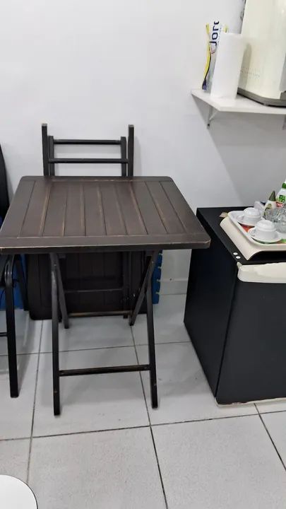 Mesa Dobrável de Madeira - Foto 2