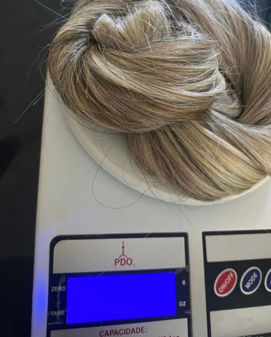 CABELO HUMANO LOIRO 103 gramas