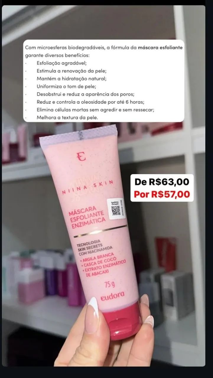 Skin Niina Secrets Eudora em promoção  - Foto 3