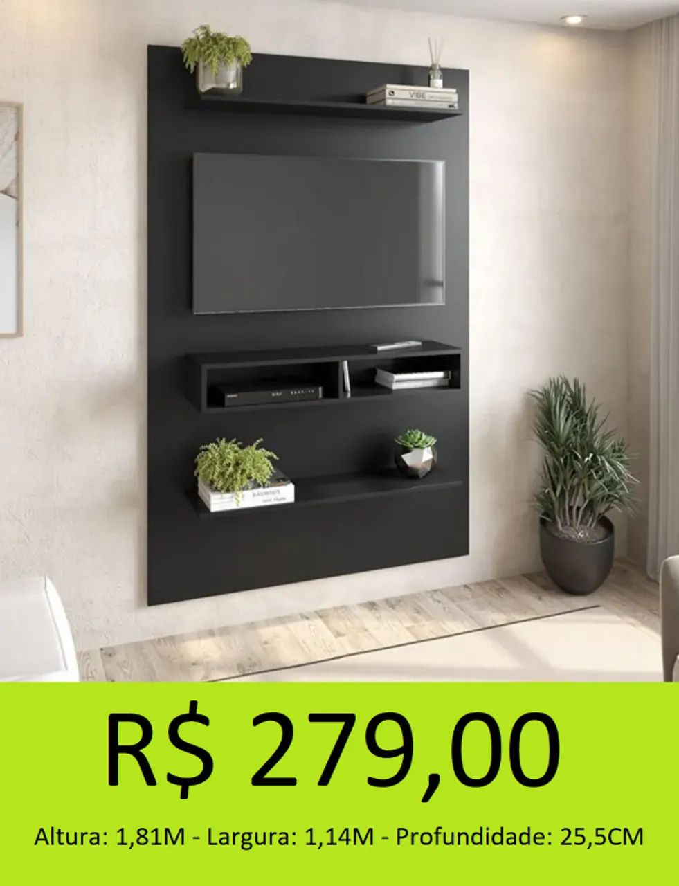 Painel vertical com nichos lindo!! - Foto 2