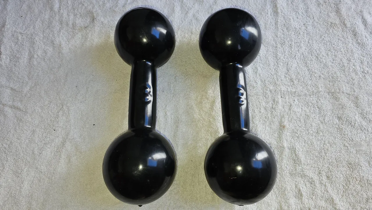 Kit halteres! Par 3kg, Par 6kg, Par 8kg, Par 10kg emborrachadas 