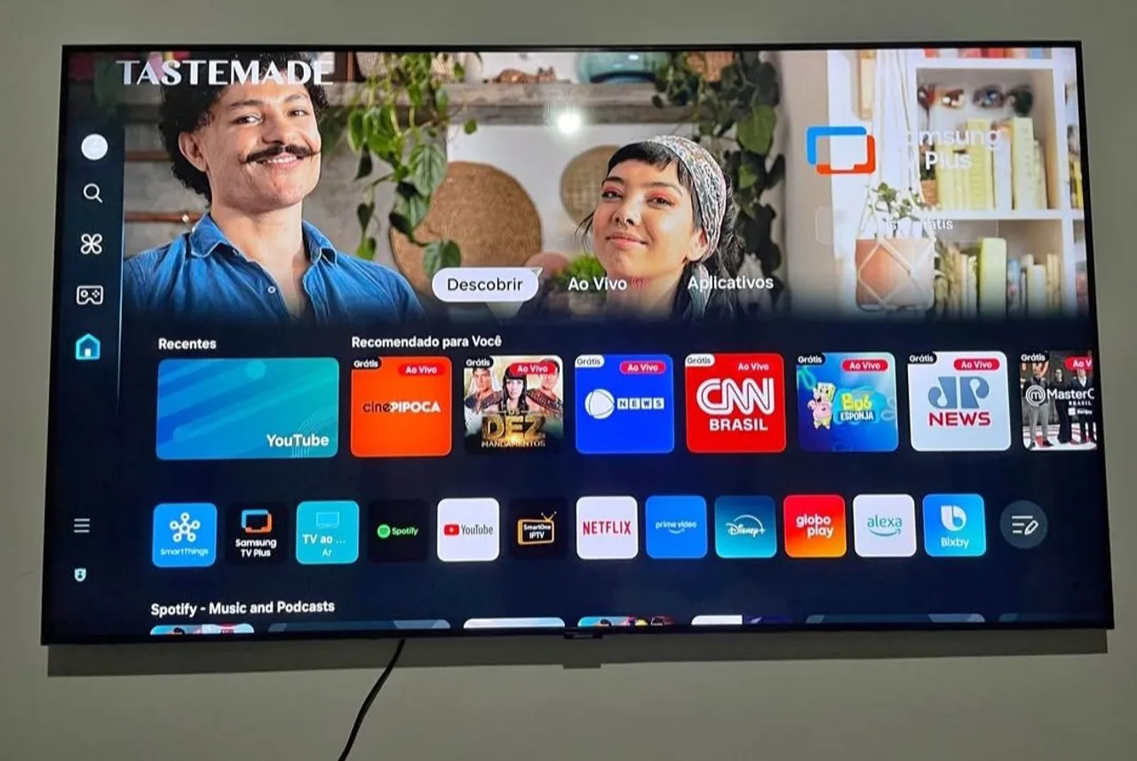 Smart TV Samsung 55 polegadas 4K