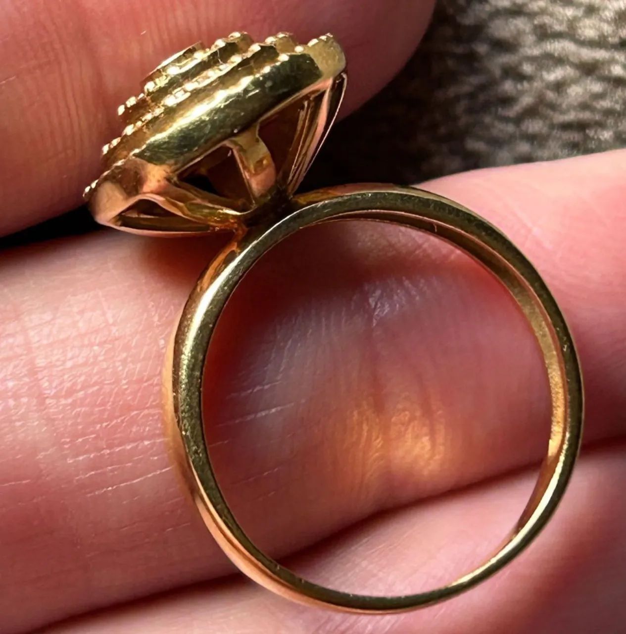 Anel ouro 18k pavê de diamantes  - Foto 4