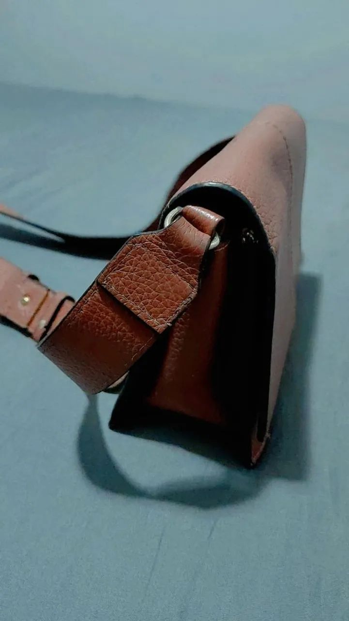Bolsa de Ombro Marrom Dumond - Foto 2