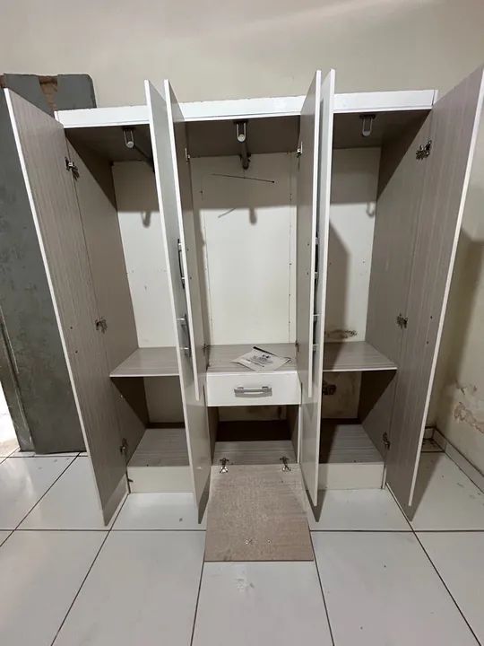 Armário de 6 Portas Branco - Foto 2
