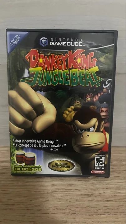 Donkey Kong Jungle Beat - GameCube - Com Bongos - Foto 4