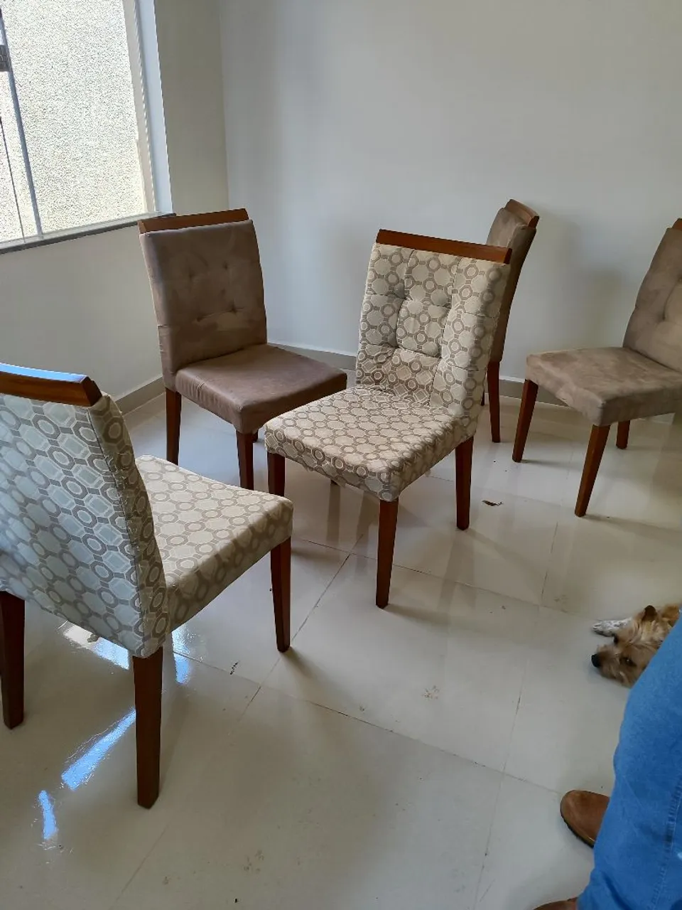 Conjunto de Cadeiras de Jantar Elegantes