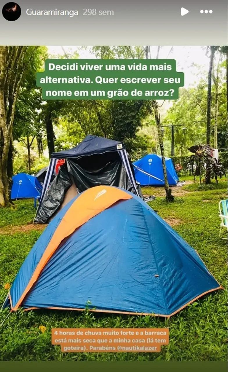 Barraca De Camping Nautika Falcon Para 4 Pessoas Com Mosquiteiro - Foto 3