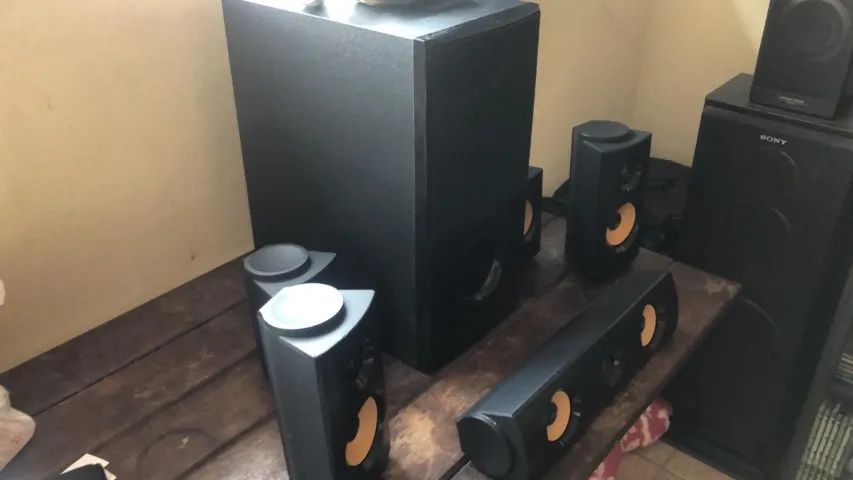 Conjunto de caixas 5.1 LG em excelente estado - Foto 2