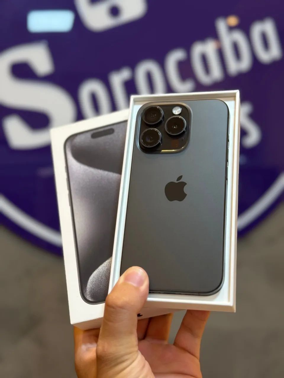 iPhone 15 pro Max 256GB- preto seminovo com garantia 