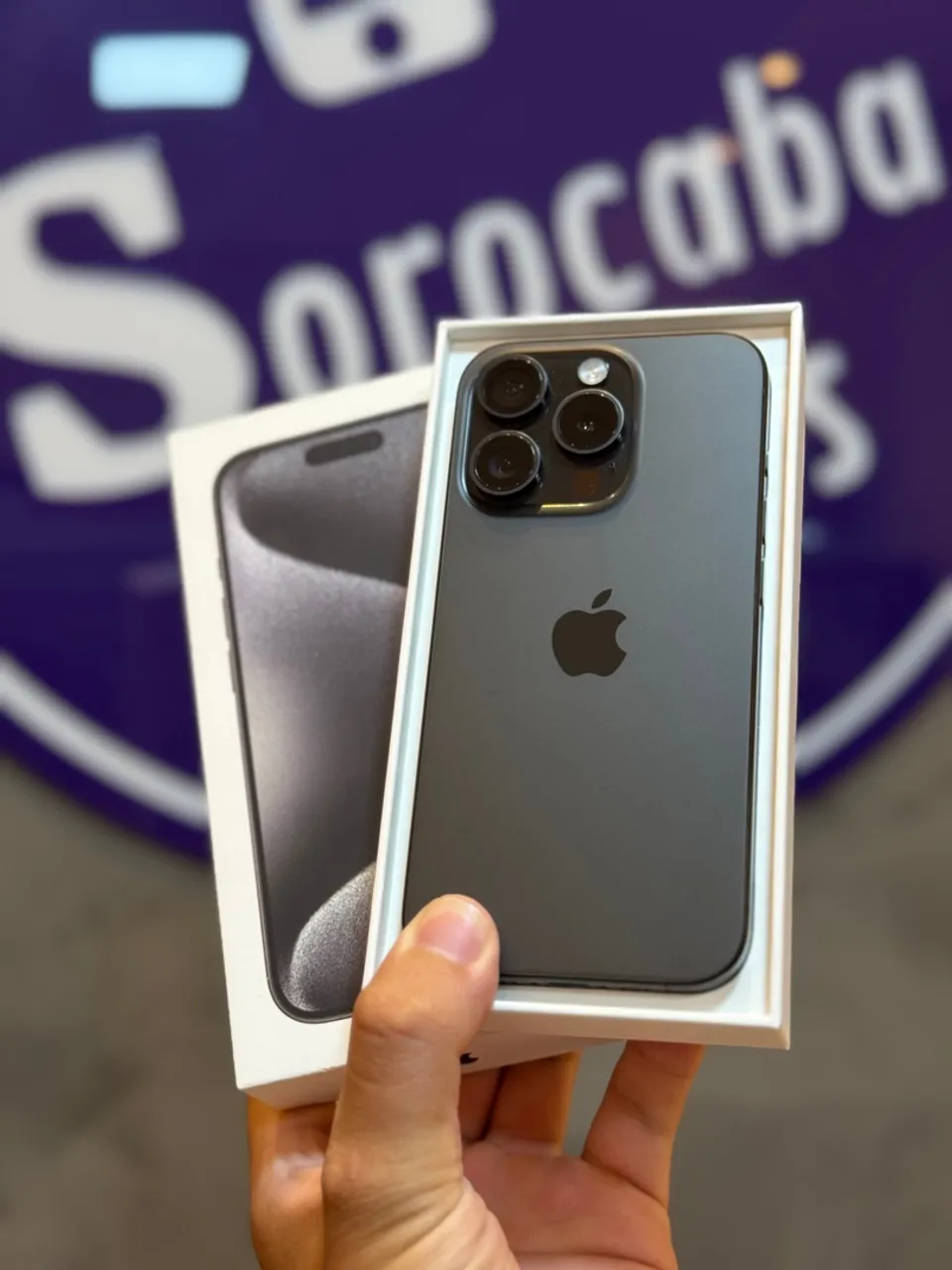 iPhone 15 pro Max 256GB- preto seminovo com garantia