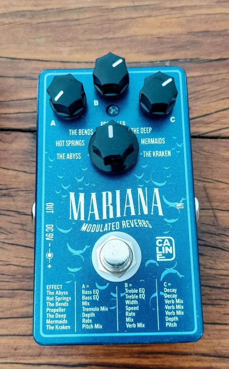 Pedal de Reverb Caline Mariana CP-507 - Foto 5