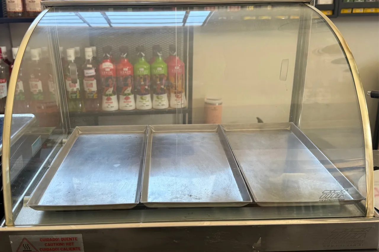 Expositor/Aquecedor de alimentos