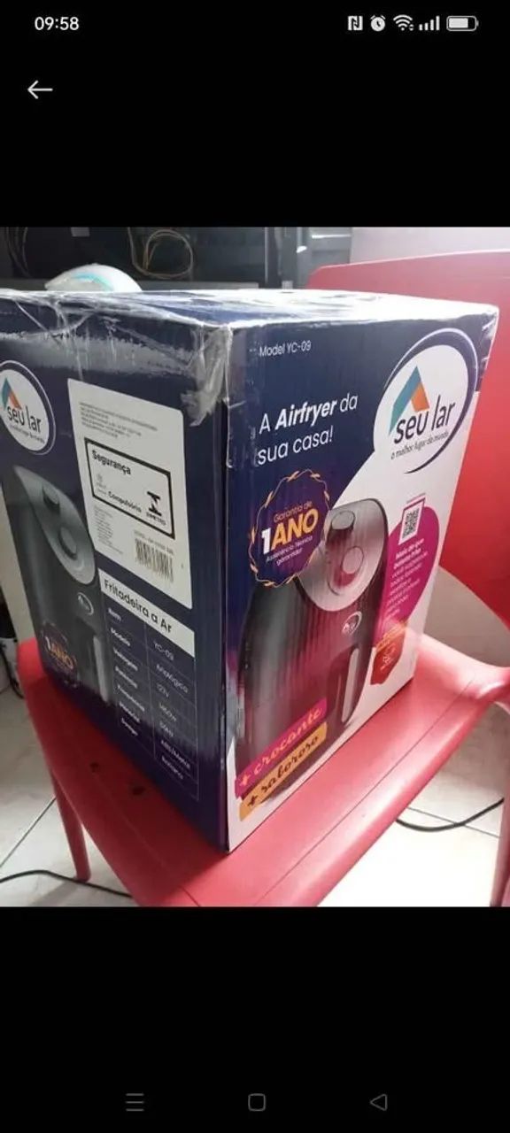 Air Flyer Seu Lar 3,5 l   -  127V -  Lacrada. - Foto 2
