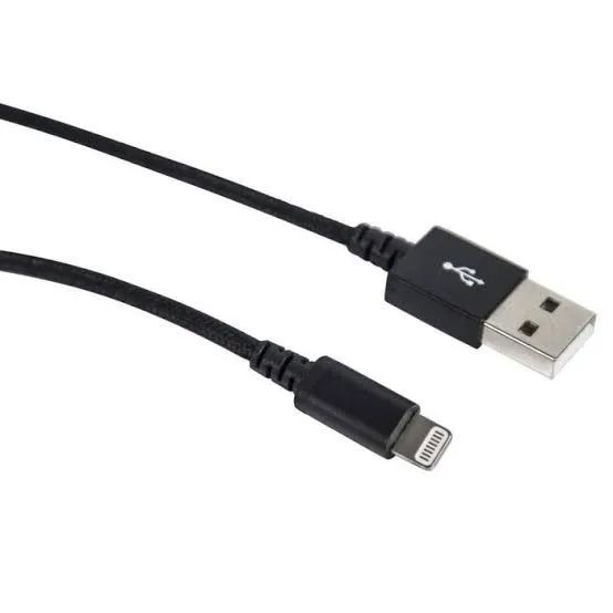 Cabo USB para iPhone - Nylon - 1 Metro