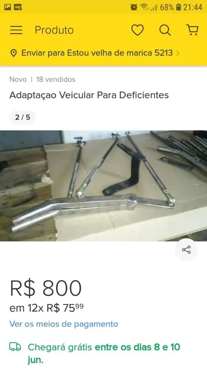 adaptação de carros para cadairantes e deficientes - Foto 4