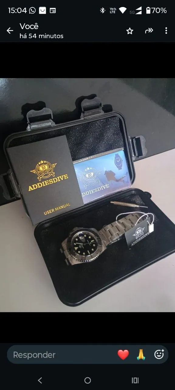 Relógio Addiesdive Submariner - Foto 4