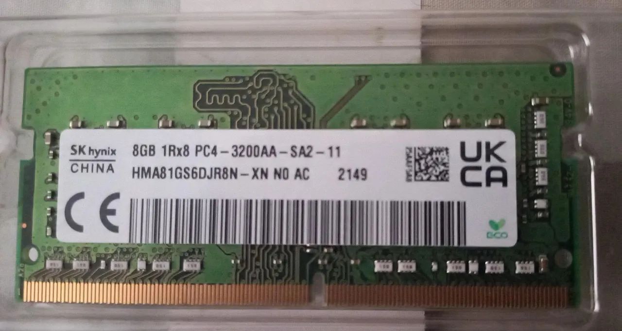 Memória RAM 8GB DDR4 3200MHz - Notebook - Foto 2