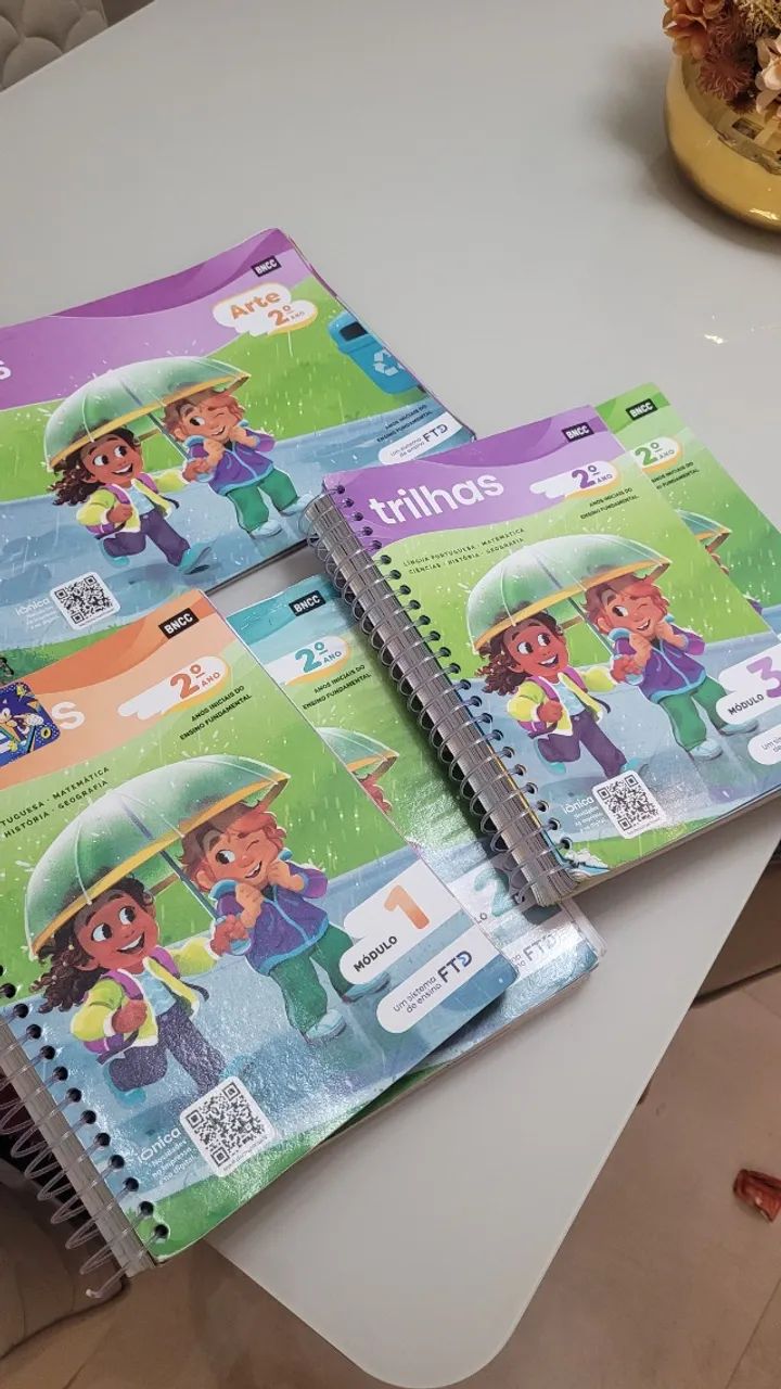 Livro FTD 2º ANO Coleção Trilhas completa 