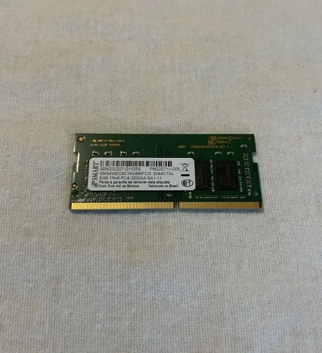 Memoria Smart Ddr4 8gb Notebook Pc4-3200aa 1rx8