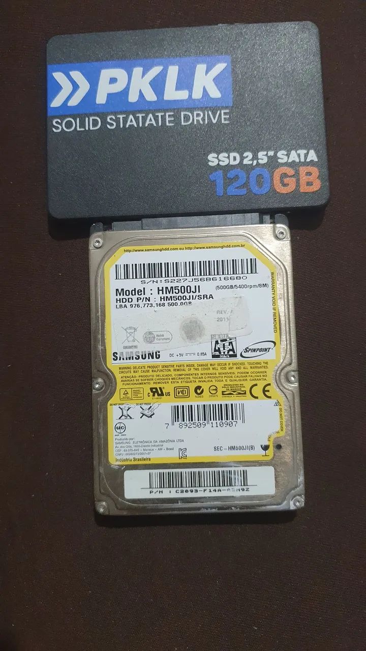 Vendo SSDs de 120GB e HD de 500GB - Foto 4