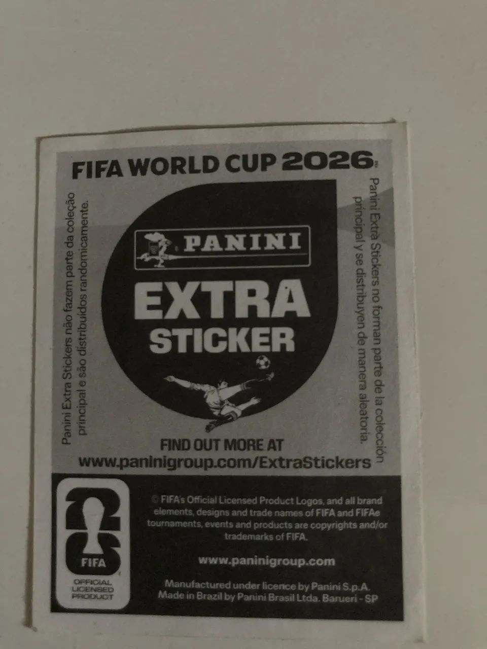 Figurinha Legend Pulisic Roxa Copa do Mundo 2026 Extra  - Foto 2