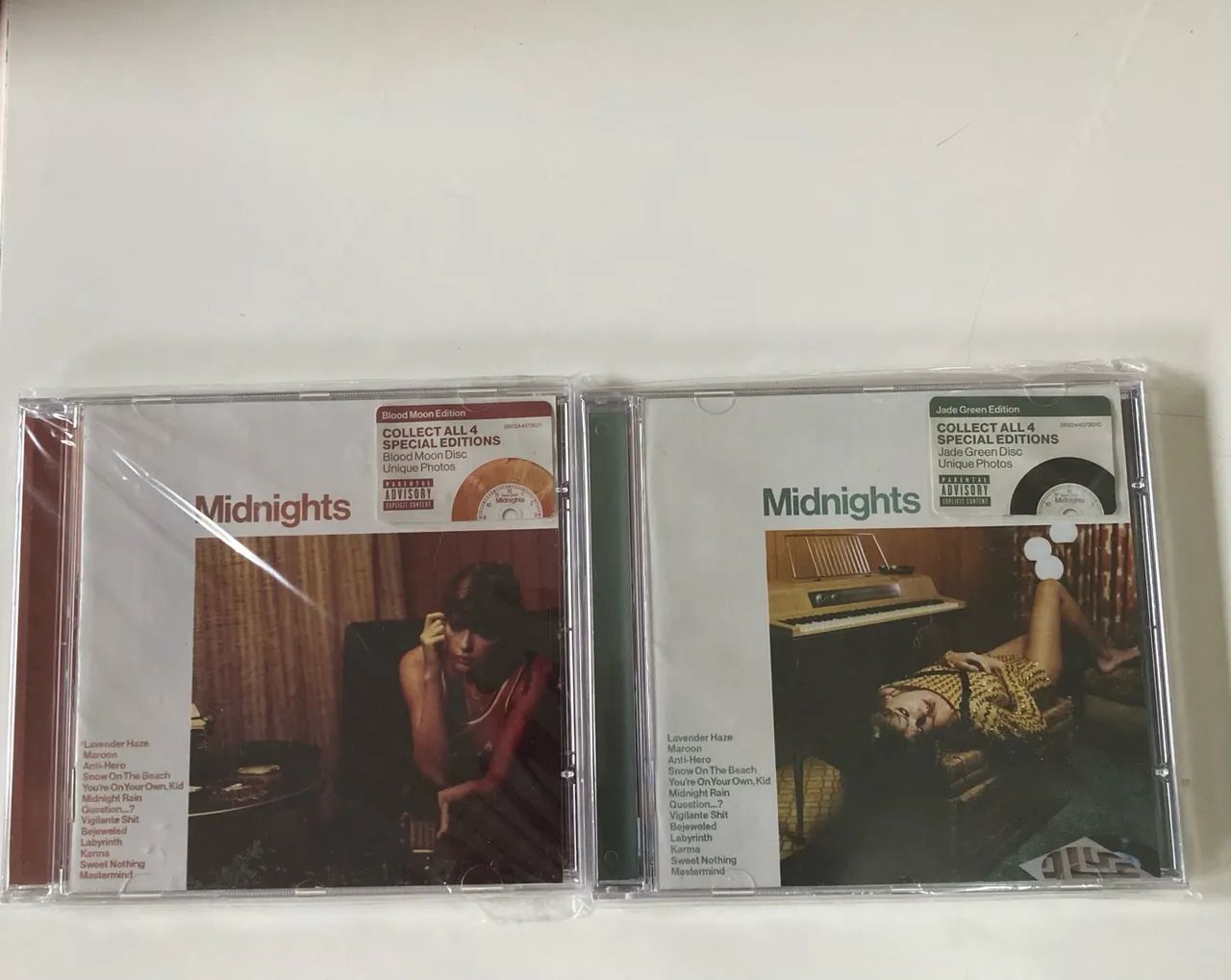 combo 2 cds taylor swift midnights 