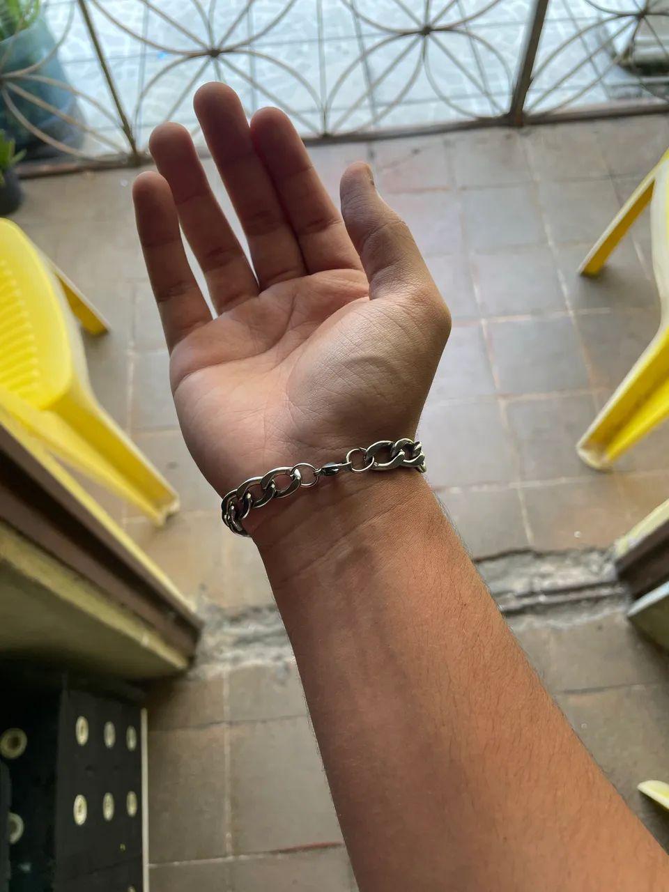 Pulseira de prata Inox - Foto 3