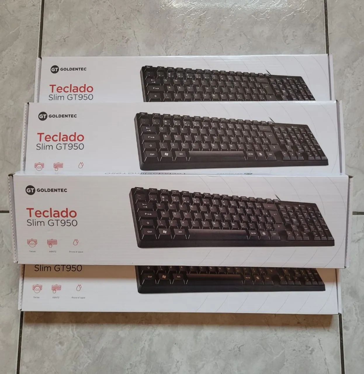 Teclado Slim com Fio 950 ABNT2 | GT - Foto 3