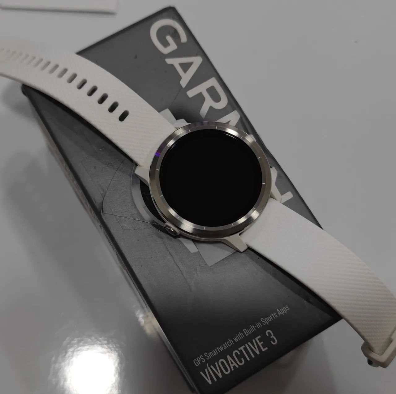 Smartwatch Garmin Vivoactive 3 Branco  - Foto 4